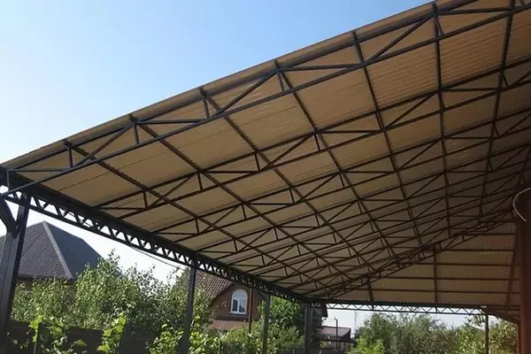 Односкатные навесы в Сланцах